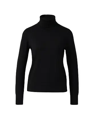 S.OLIVER | Pull à col roulé | schwarz